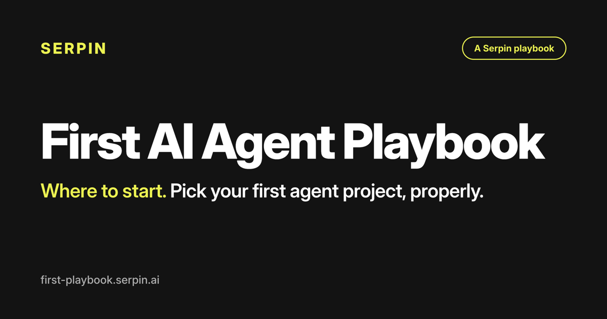 First Playbook: choose a strong first AI agent for your business.